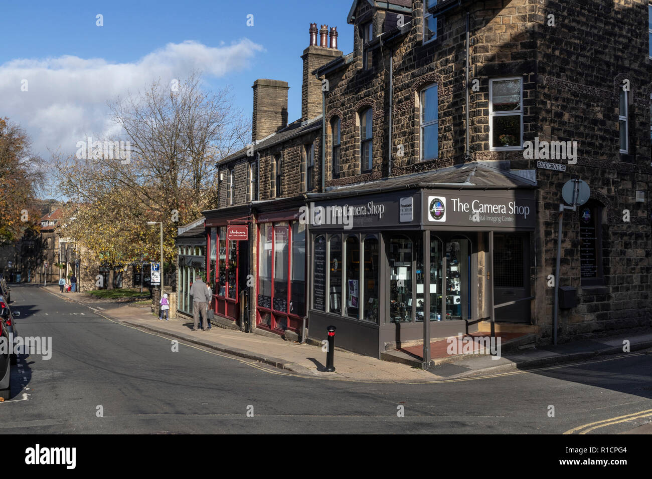 Cunliffe Road in Ilkley, North Yorkshire, UK Stock Photo Alamy