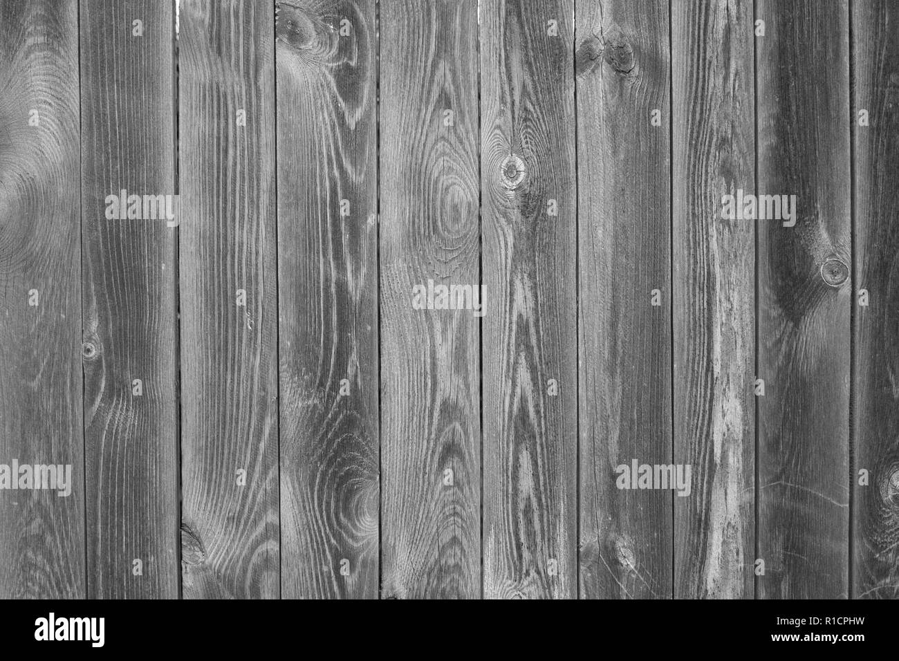 Old dark rough wood texture. Wooden background. Black and white Stock Photo Alamy