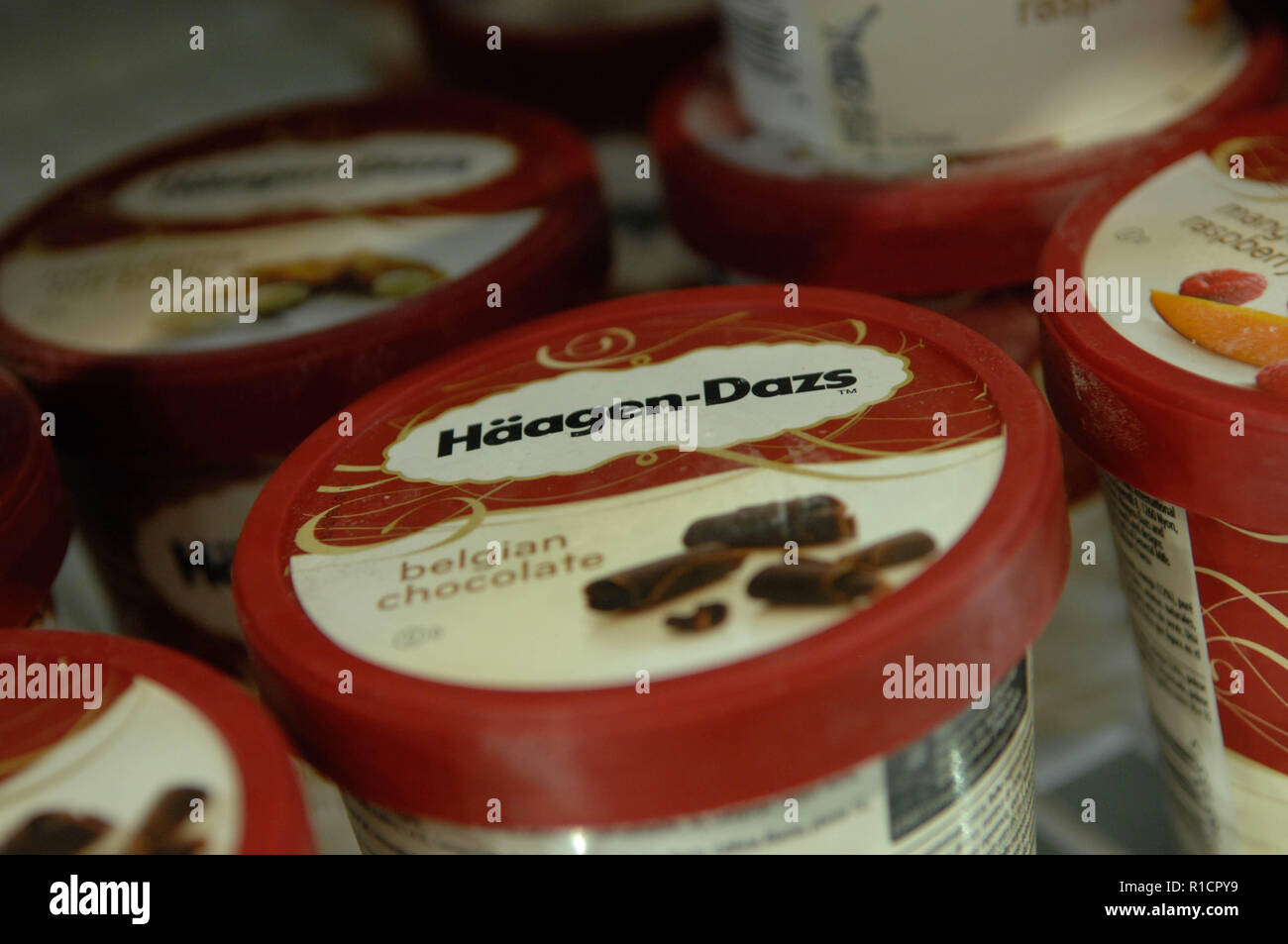 Häagen-Dazs, ice-cream Stock Photo