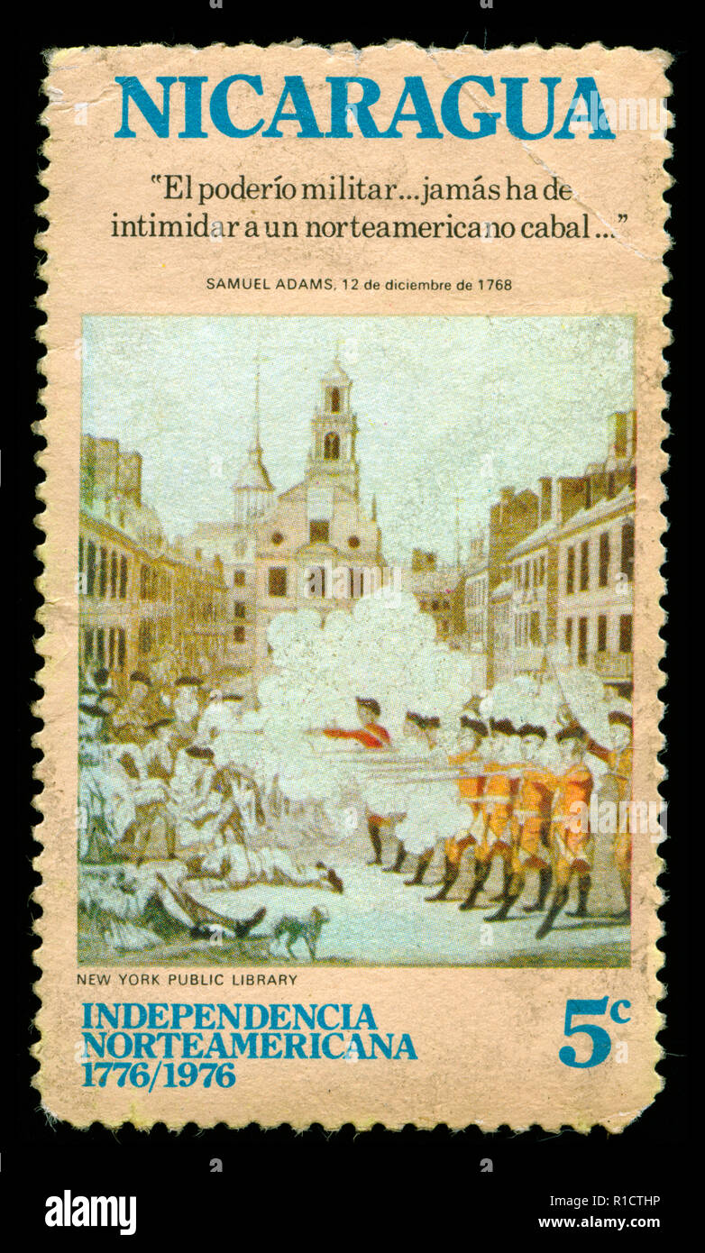 Nicaraguan postage stamp hi-res stock photography and images - Alamy