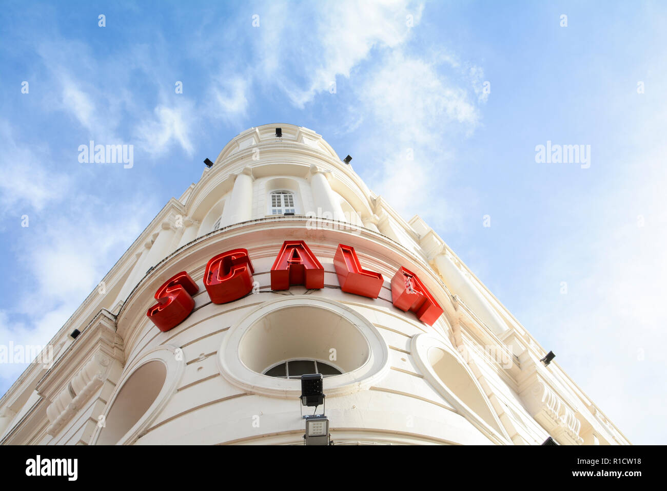 Scala, a former cinema turned nightclub and live music venue in Pentonville  Road, London, England, near King's Cross railway station Stock Photo - Alamy