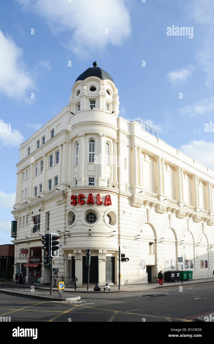 Scala, a former cinema turned nightclub and live music venue in Pentonville  Road, London, England, near King's Cross railway station Stock Photo - Alamy