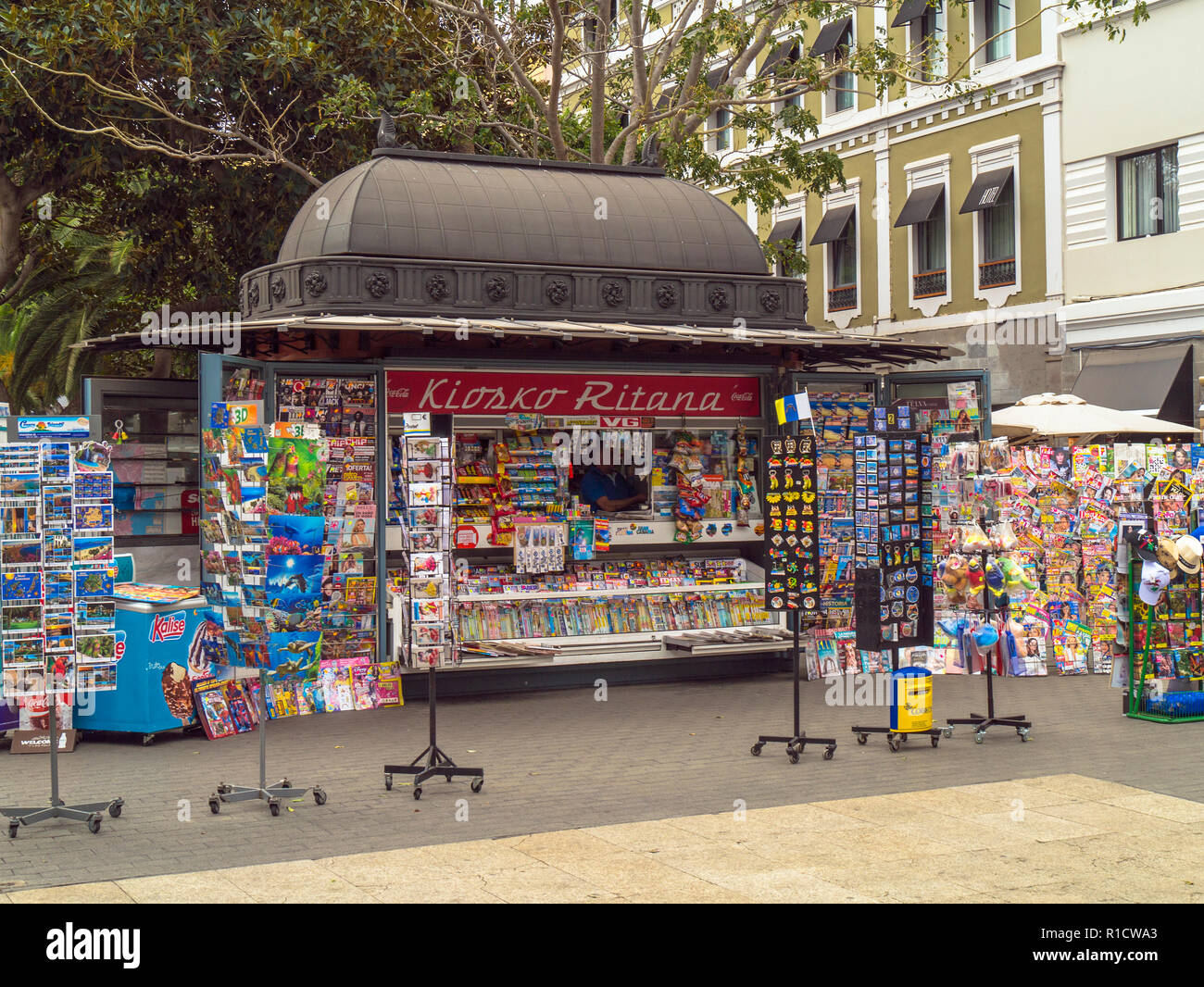 Newsagent kiosk,Las Palmas de Gran Canaria, Canary Islands, Spain Stock  Photo - Alamy