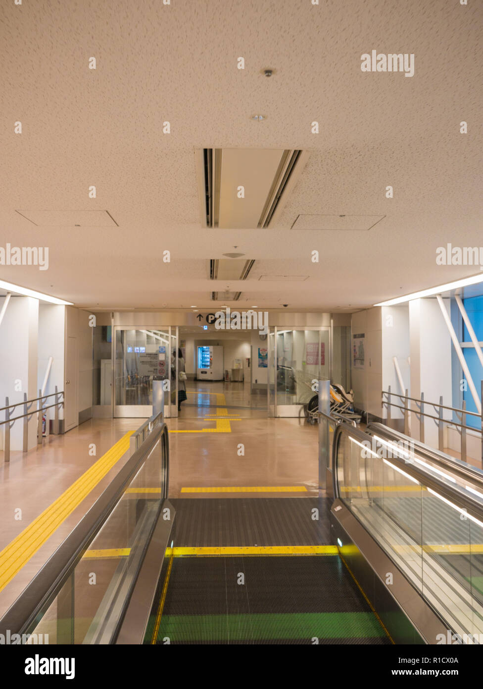 Tokyo, Japan. September 14, 2018. Interior of Haneda International Airport, Domestic Terminal Waiting Area. Stock Photo