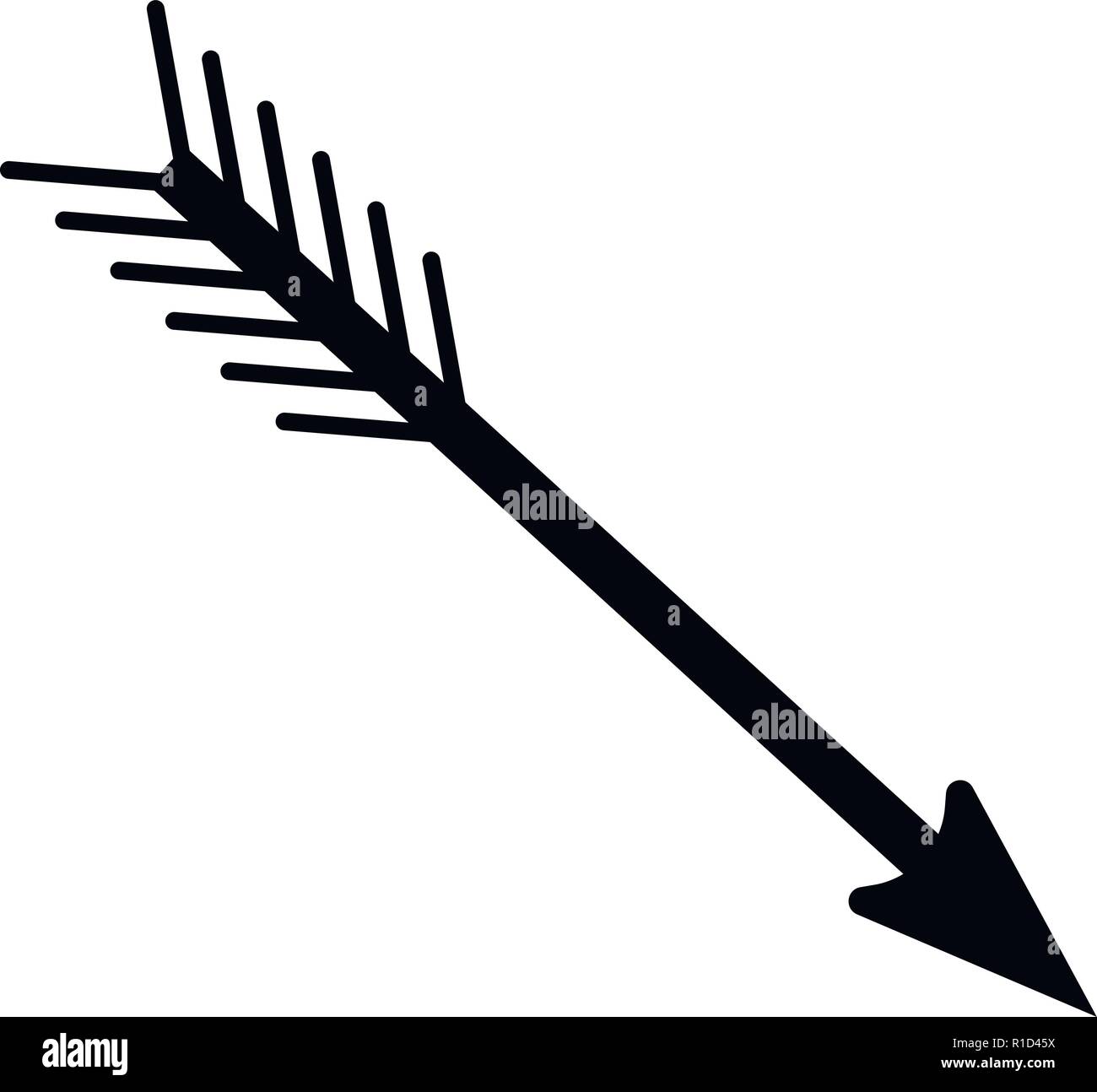 Arch arrow icon, simple style Stock Vector Image & Art - Alamy