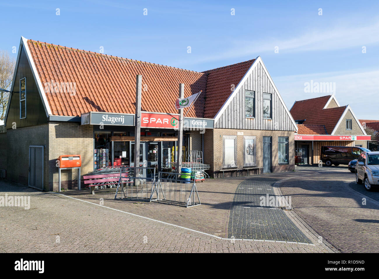 Spar supermarket in Den Hoorn, the Netherlands Stock Photo