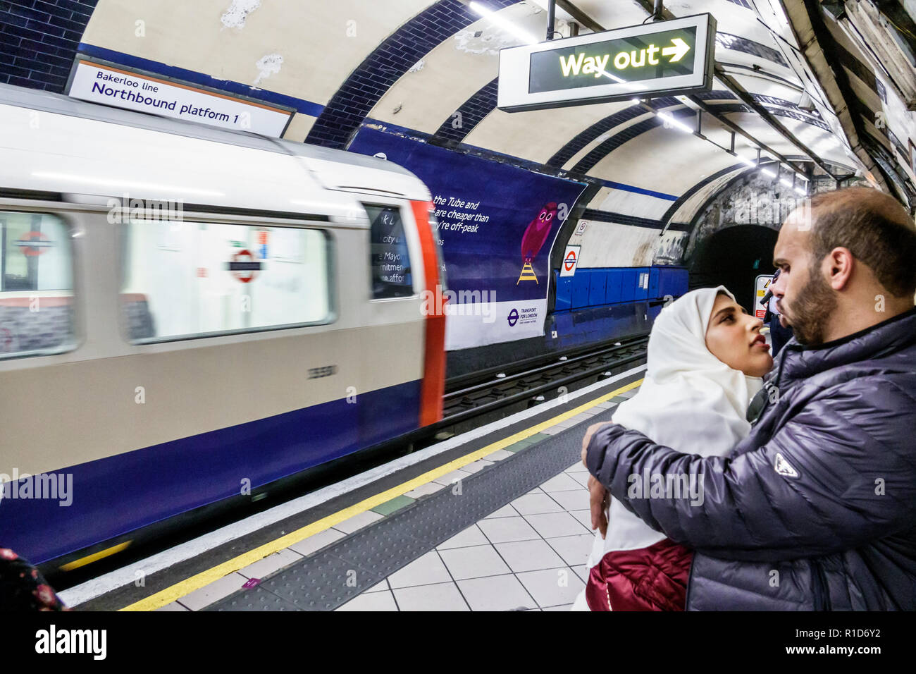 Lambeth north underground station train tube tube subway public