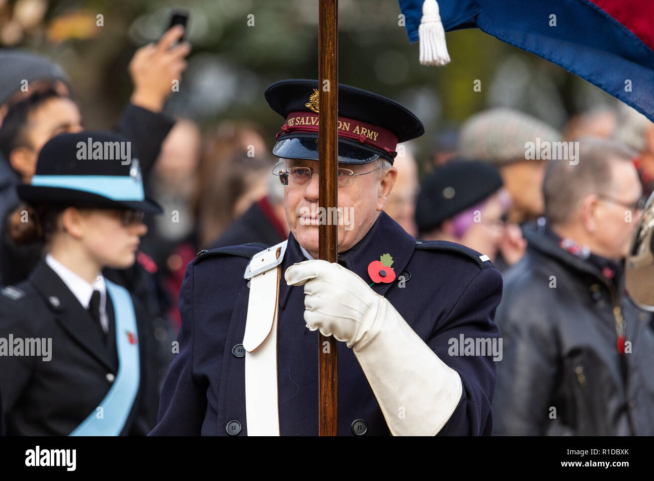 Leicester, UK. 11th Nov, 2018. 100 years on from World War One ...