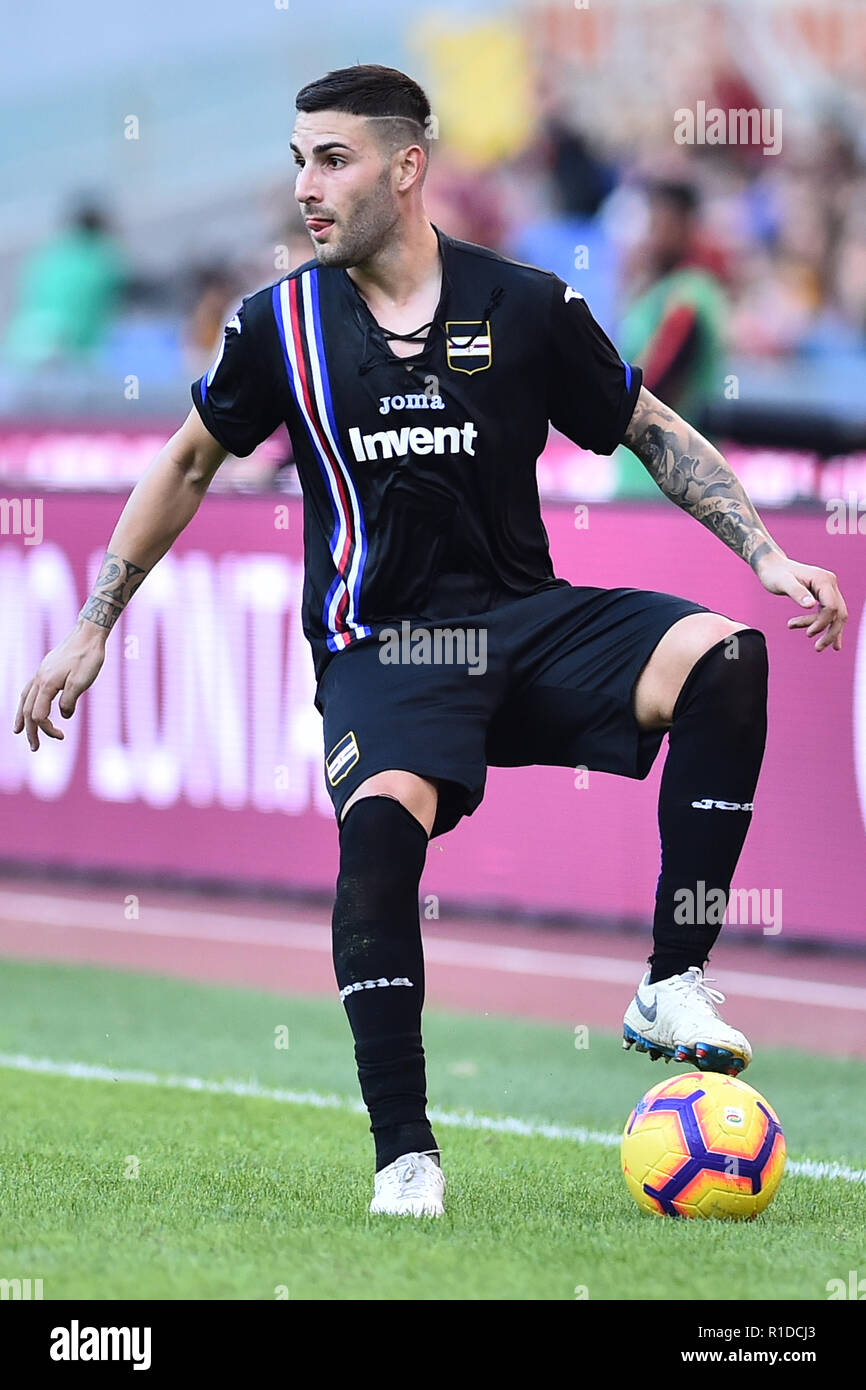 Rome, Italy. 11th Nov, 2018. Football Serie A Rome vs Sampdoria-Rome11-11-2018 In the picture Nicola Murru Photo Photographer01 Credit: Independent Photo Agency/Alamy Live News Stock Photo