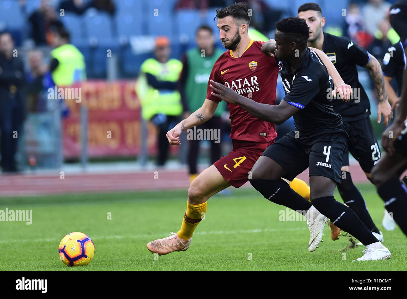 Roma Vs Sampdoria High Resolution Stock Photography And Images Alamy