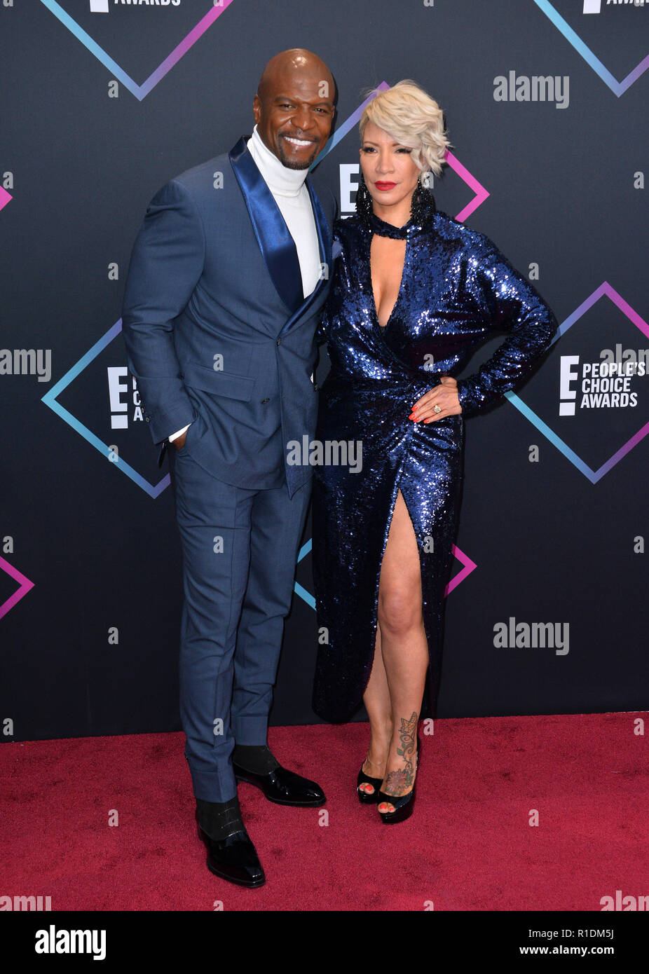 LOS ANGELES, CA. November 11, 2018: Terry Crews & Rebecca King-Crews at