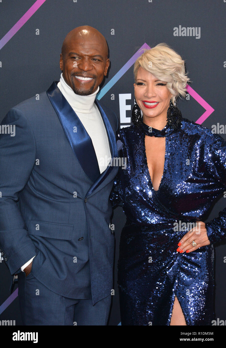 LOS ANGELES, CA. November 11, 2018: Terry Crews & Rebecca King-Crews at
