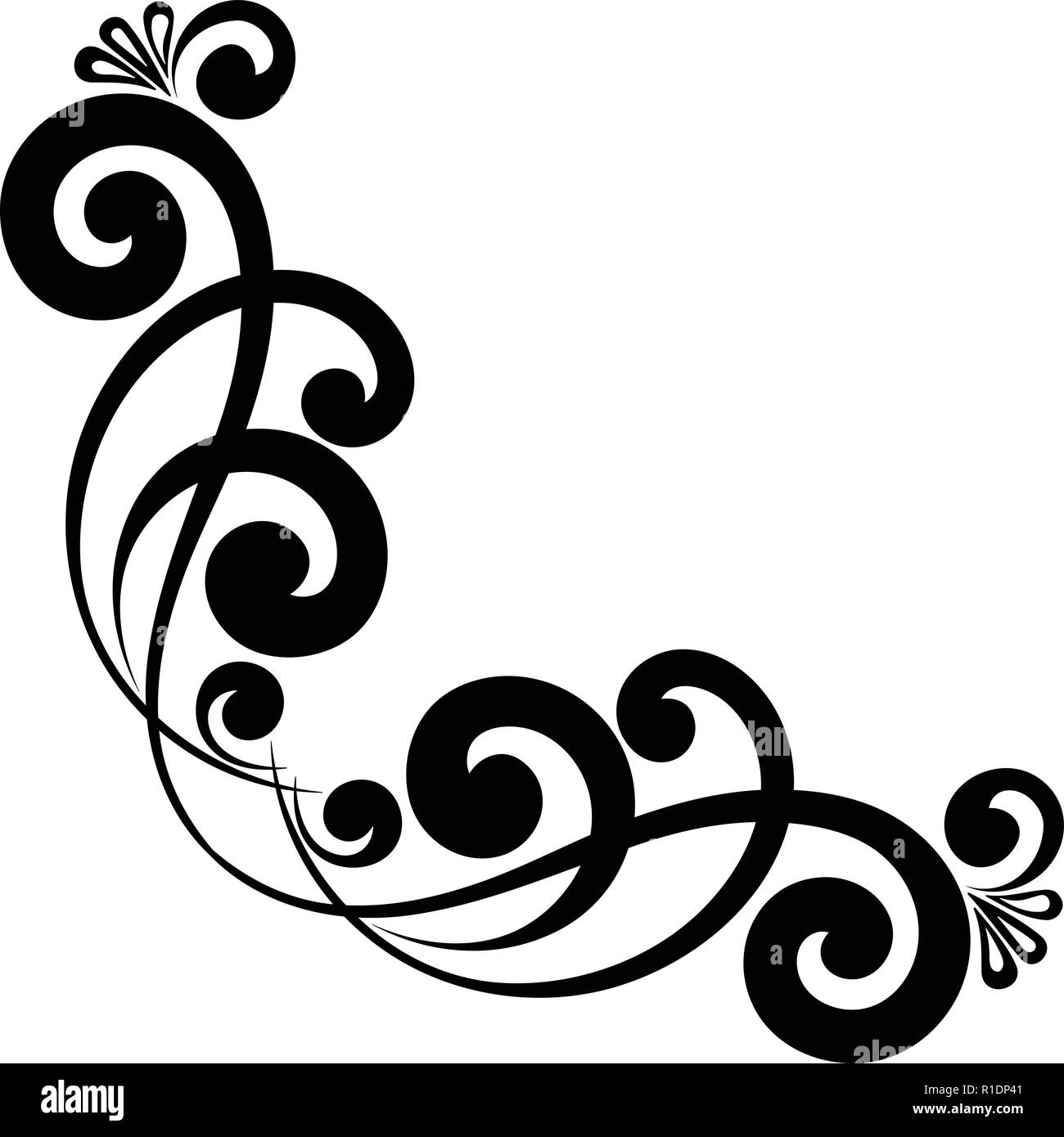 vector illustration of floral ornament Stock Vector Image & Art - Alamy