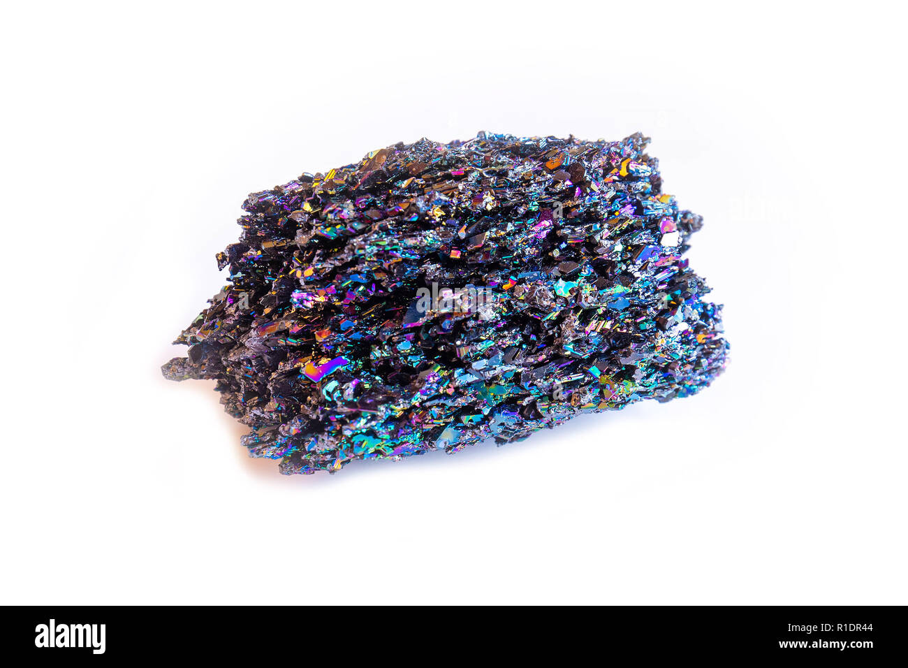 Rare Silicon Carbide Moissanite mineral colorful stone Stock Photo