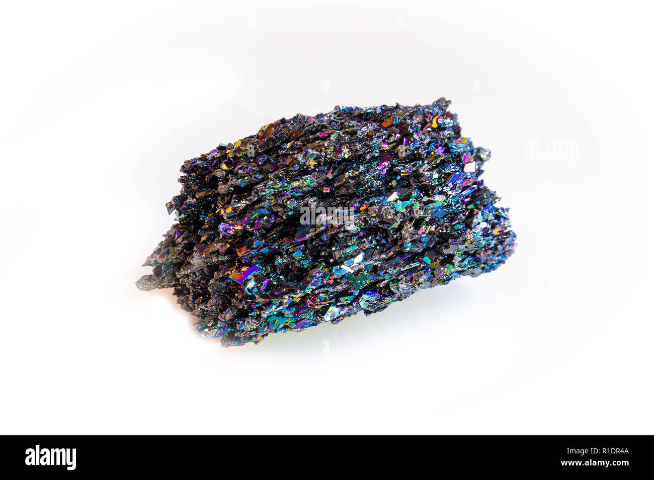 Rare Silicon Carbide Moissanite mineral colorful stone Stock Photo