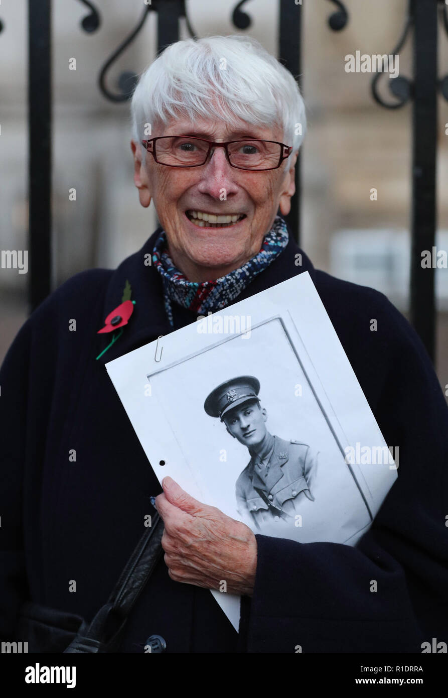 88-year-old Ruth Gayfer, whose parents Edwin Oliver and Evelyn Boyce