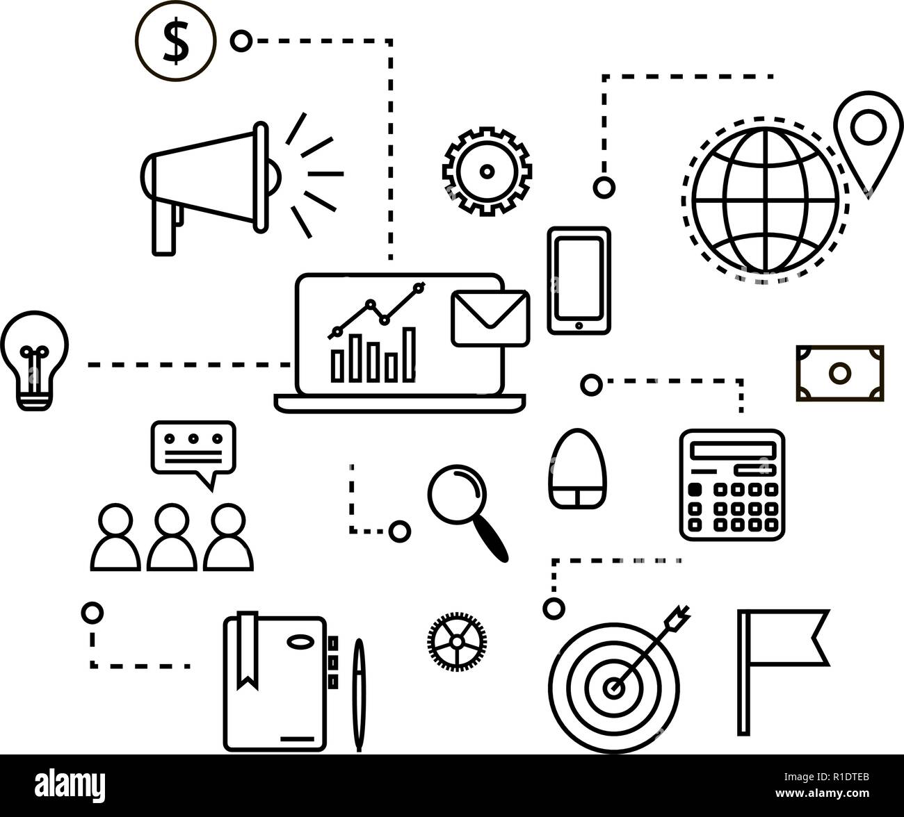Marketing chart hires stock photography and images Alamy