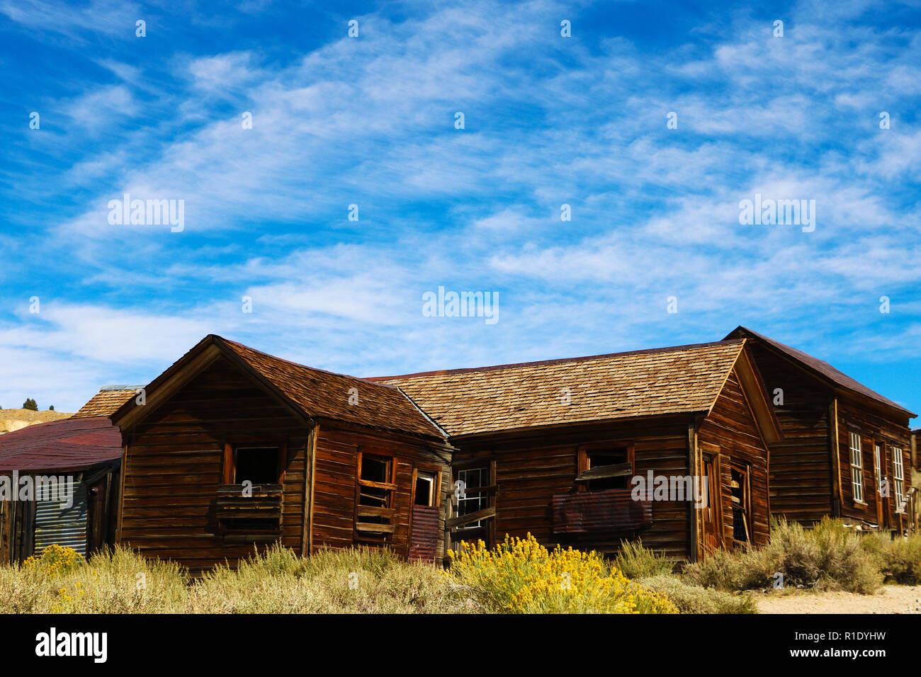 Bodie Ghost Town California Sierra Nevada, USA Stock Photo - Alamy