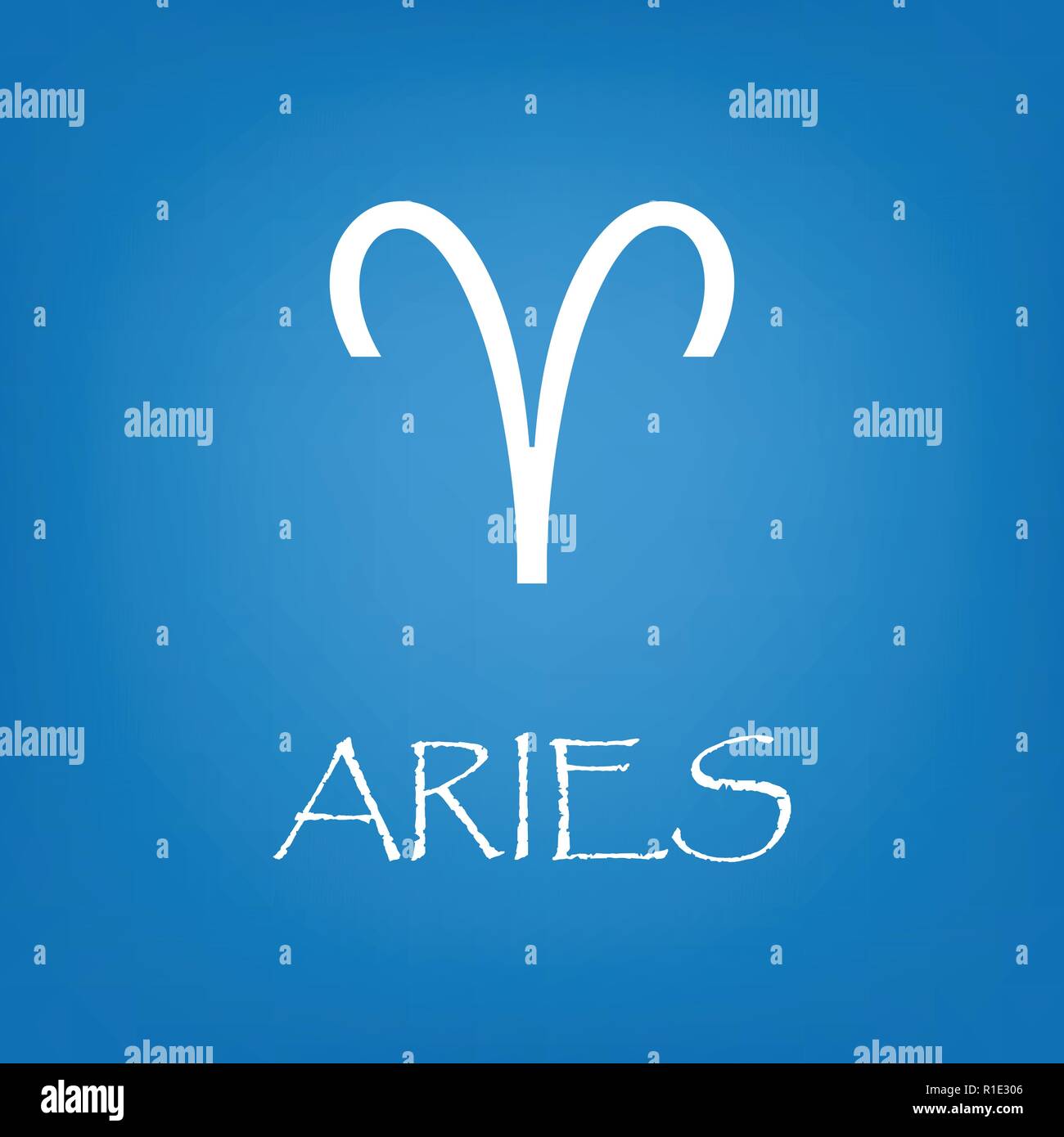 Aries zodiac sign icon. Vector simple illustration of Aries zodiac sign ...
