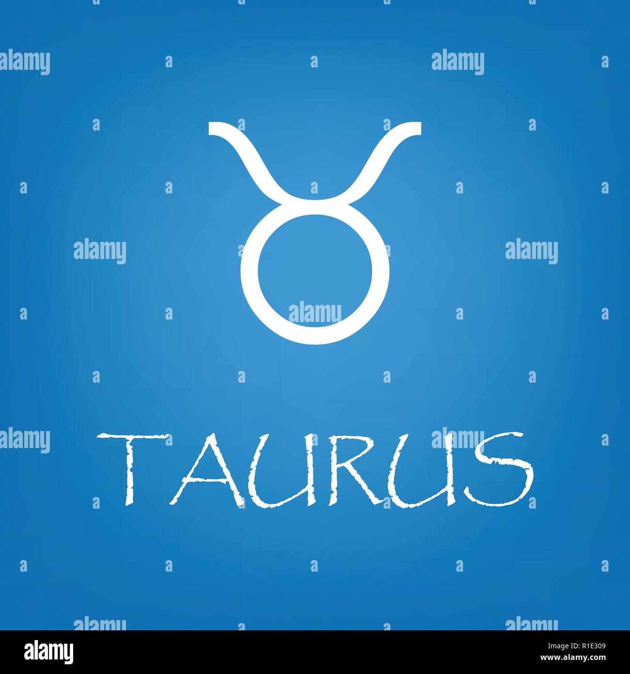 Taurus zodiac sign icon. Vector simple illustration of Taurus zodiac