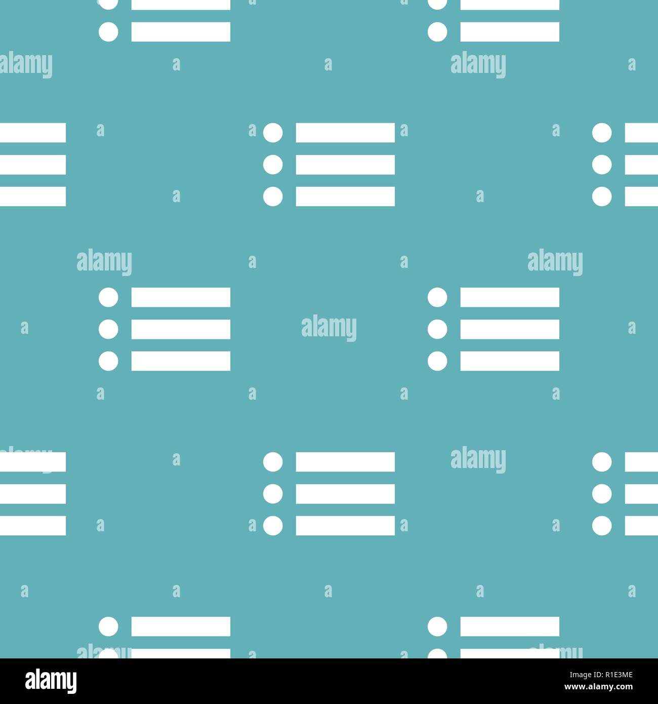List pattern seamless blue. Simple illustration of  vector pattern seamless geometric repeat background Stock Vector