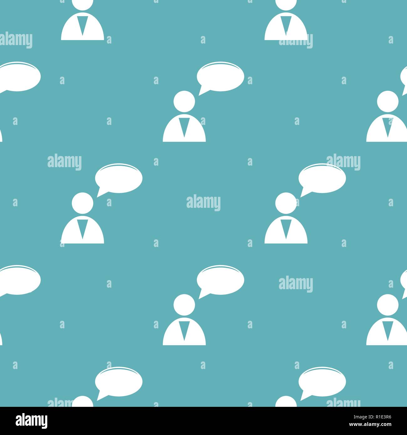 Speaker pattern seamless blue. Simple illustration of vector pattern seamless geometric repeat background Stock Vector