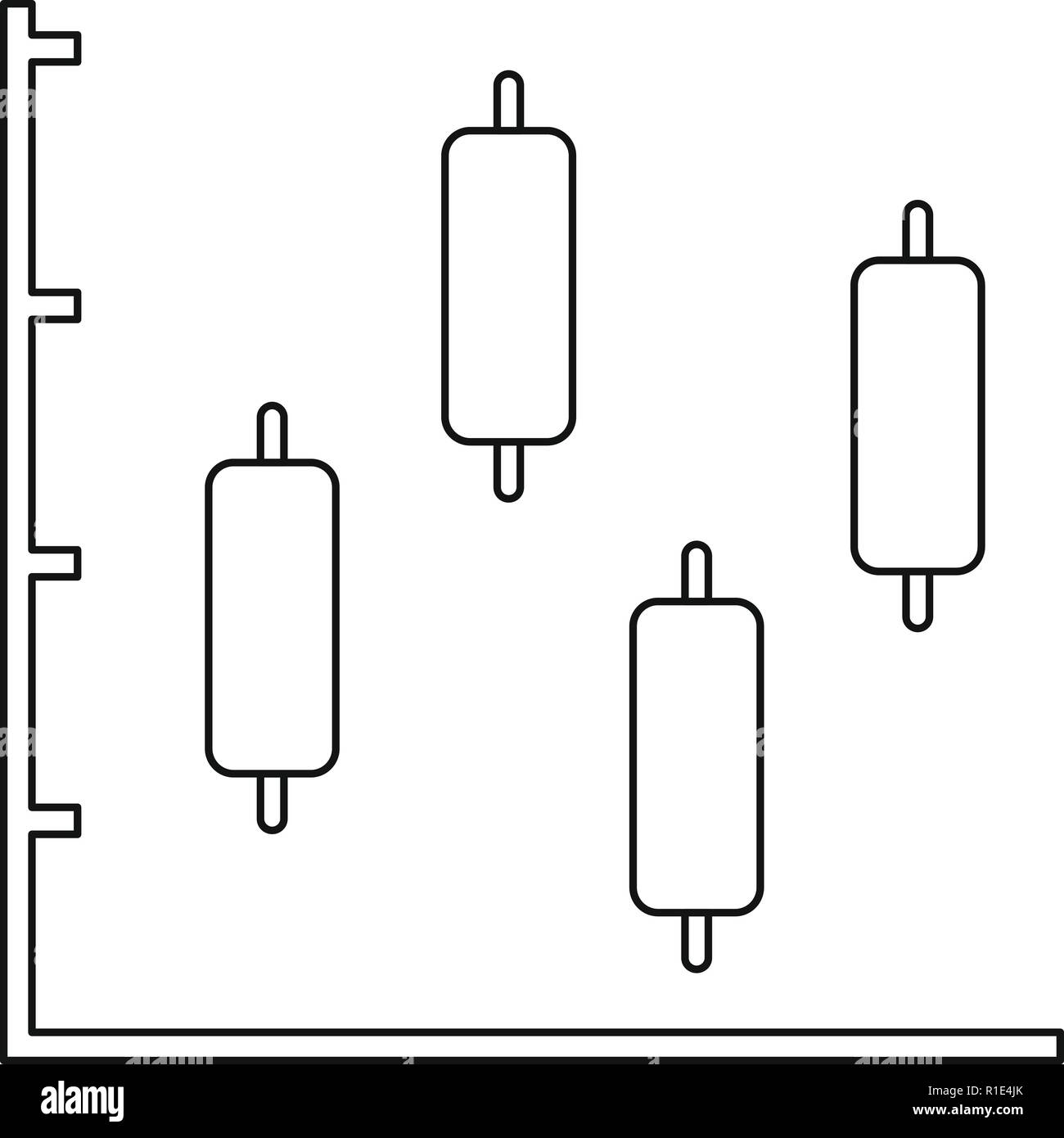 New diagram icon. Thin line illustration of diagram vector icon for any