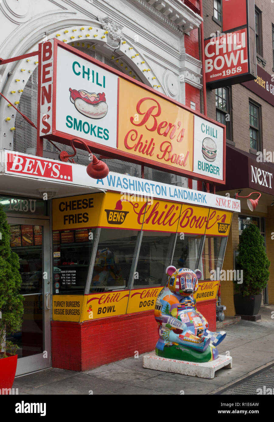Original Ben's Chili Bowl Washington DC Stock Photo - Alamy