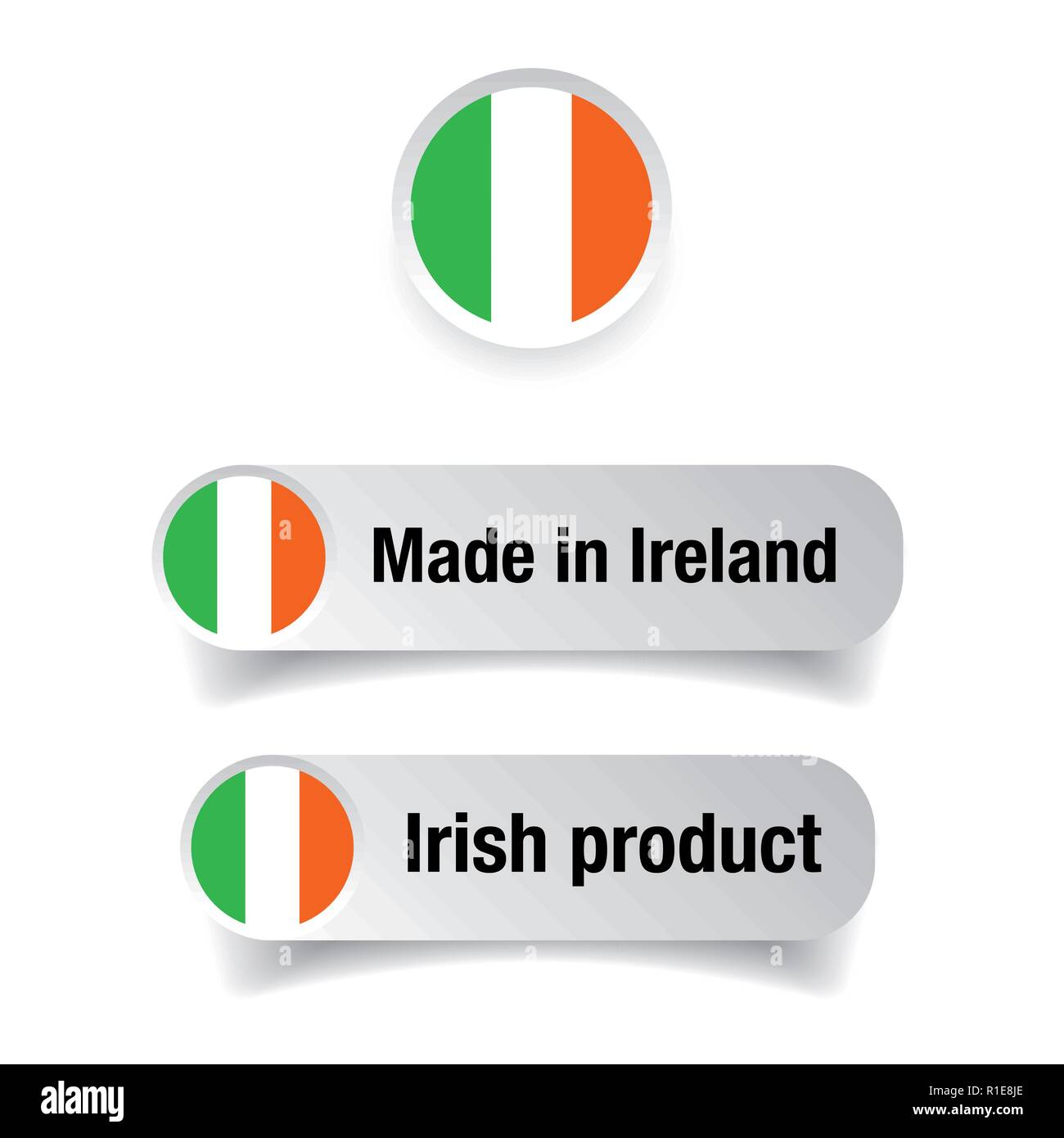Made in Ireland label set Stock Vector Image & Art Alamy