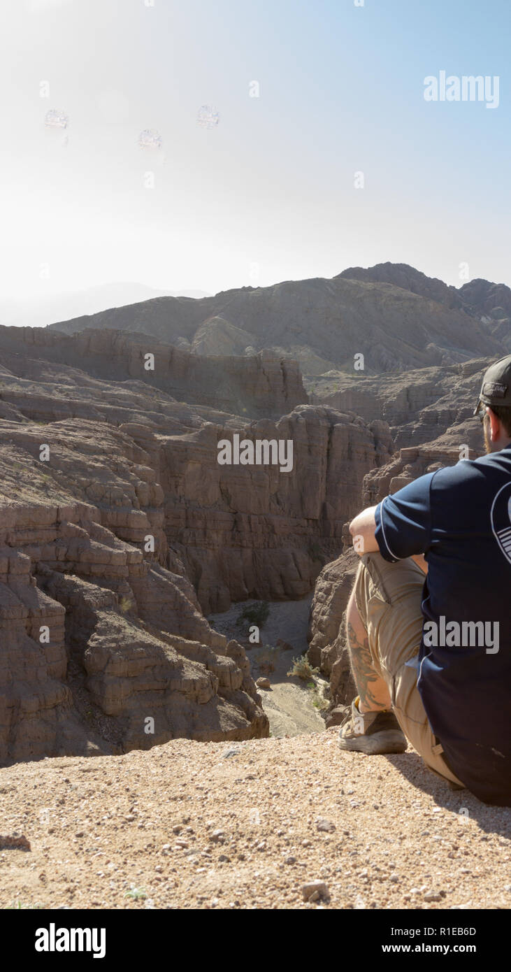 Ladder Canyon hike in Mecca, CA Stock Photo Alamy
