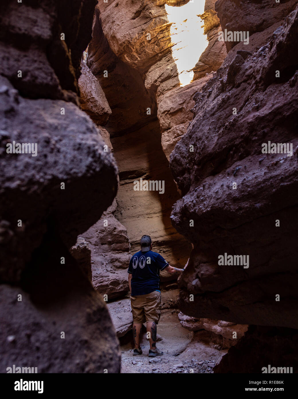 Ladder Canyon hike in Mecca, CA Stock Photo Alamy