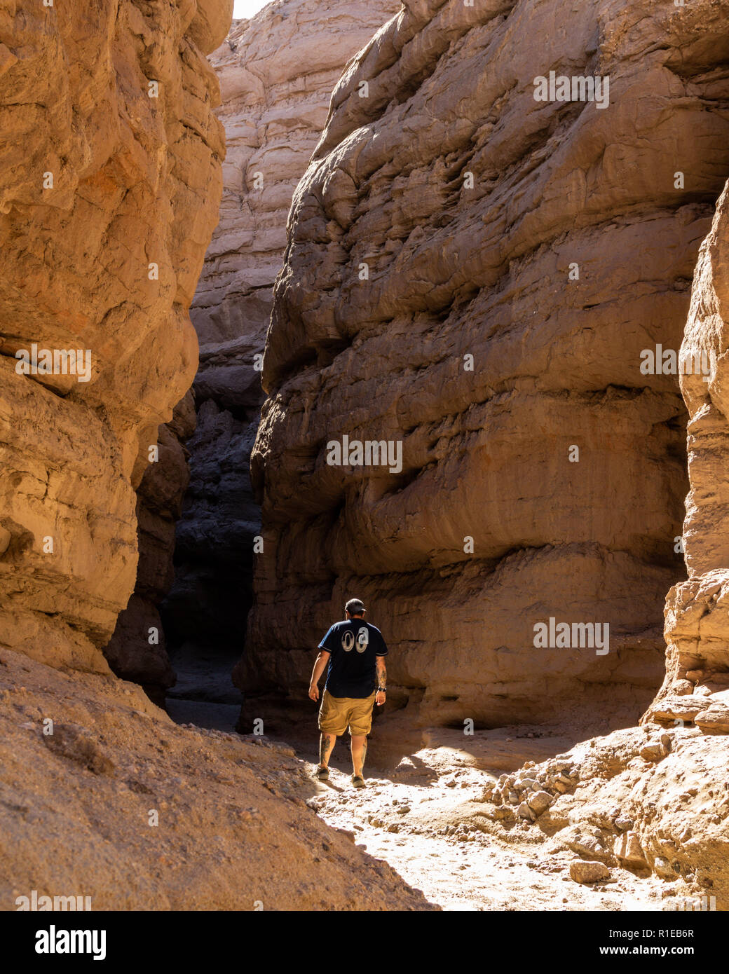 Ladder Canyon hike in Mecca, CA Stock Photo Alamy