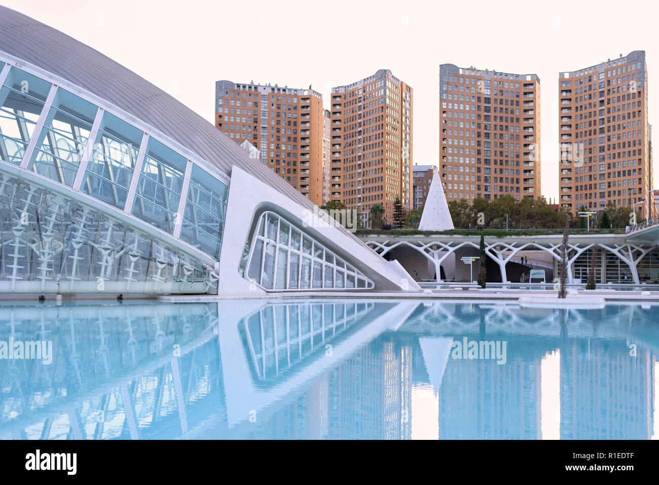 City of Arts and Sciences in Valencia, Spain Stock Photo
