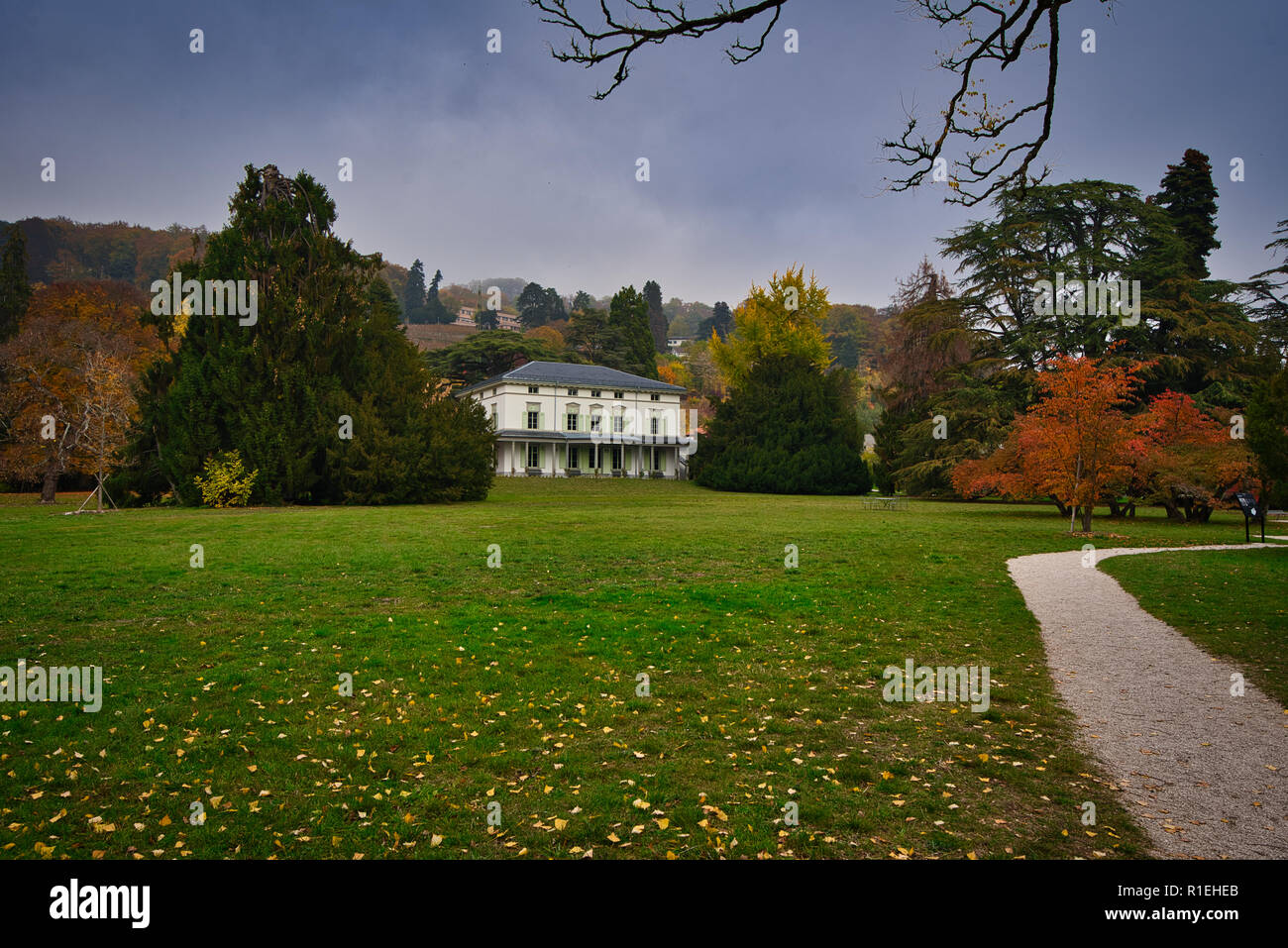 Charlie Chaplin´s HomeChaplins World / VeveySwitzerland Stock Photo