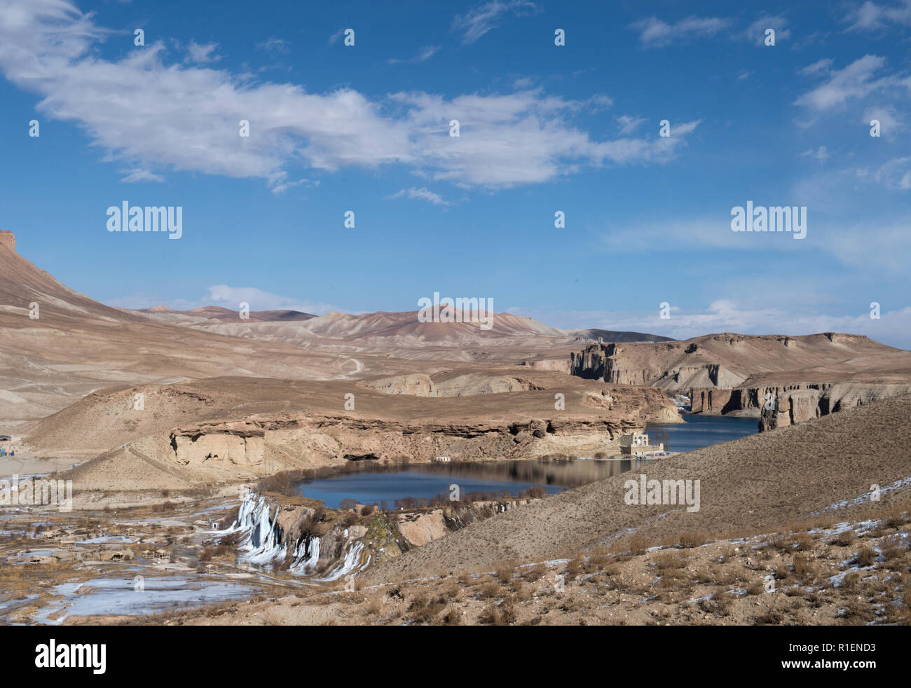 Band-e Amir Lake, Band-e Amir National Park, Bamyan Province, Afghanistan Stock Photo