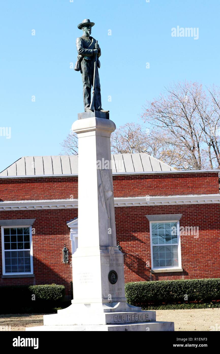 A Confederate Monument in North Carolina Stock Photo Alamy