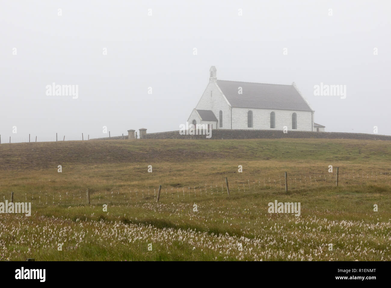 Church of Scotland Kirk, Fair Isle, Shetland, UK Stock Photo Alamy
