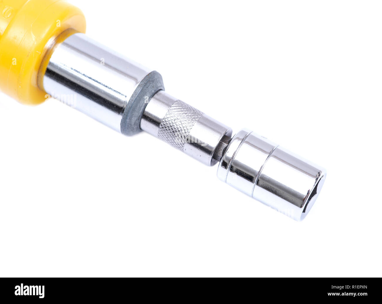 ExtendedReach MultiBit Screwdriver/Nut Driver isolated on white