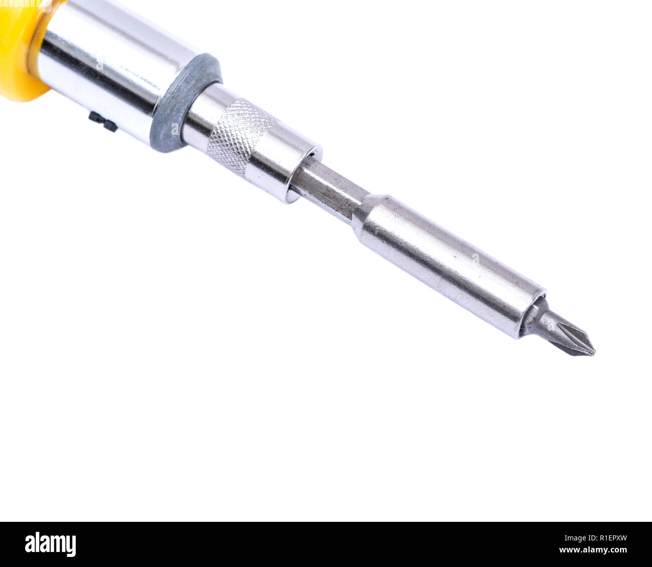 ExtendedReach MultiBit Screwdriver/Nut Driver isolated on white