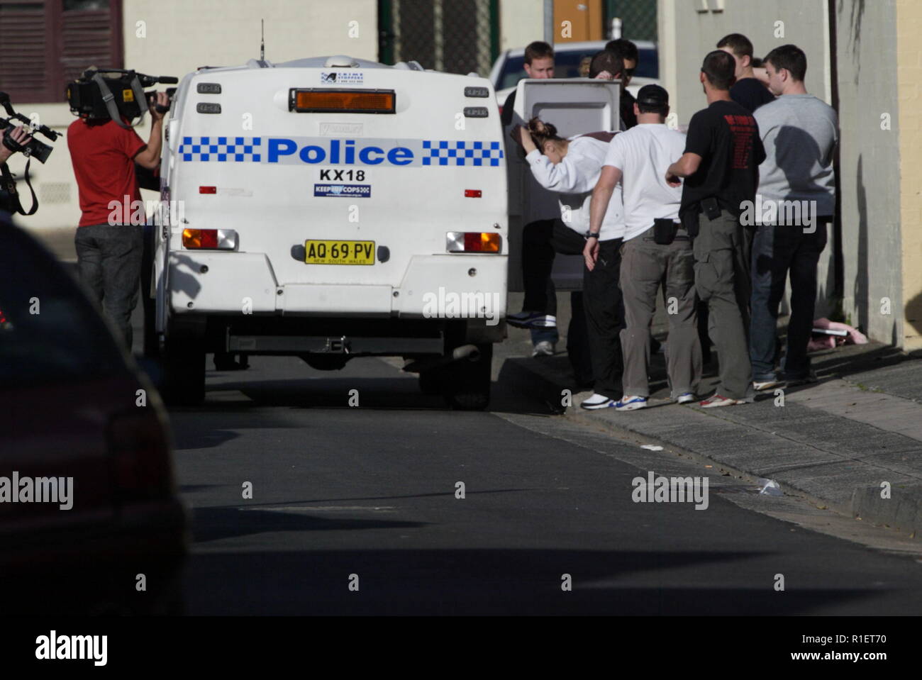 Police investigation in the housing commission projects of