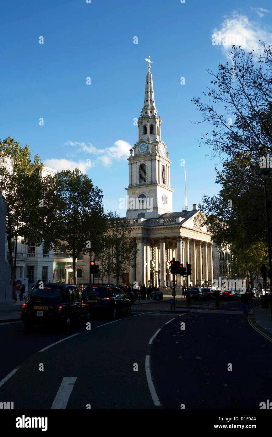 A London church: St Martin in the Fields. Stock Photo
