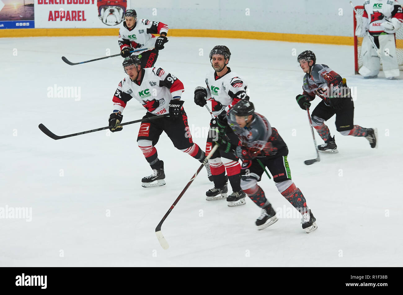 Action in an Ice Hockey Match, The Hull Pirates V Murrayfield Racers