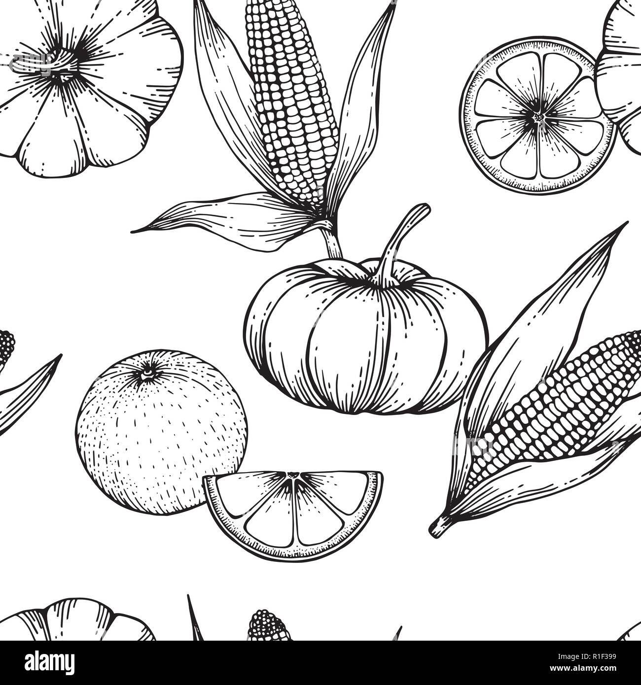 Seamless christmas pattern in Stock Vector Images - Alamy