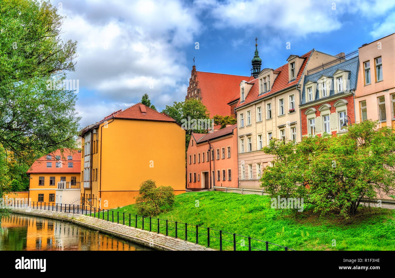 Traditional houses in Bydgoszcz, Poland Stock Photo Alamy
