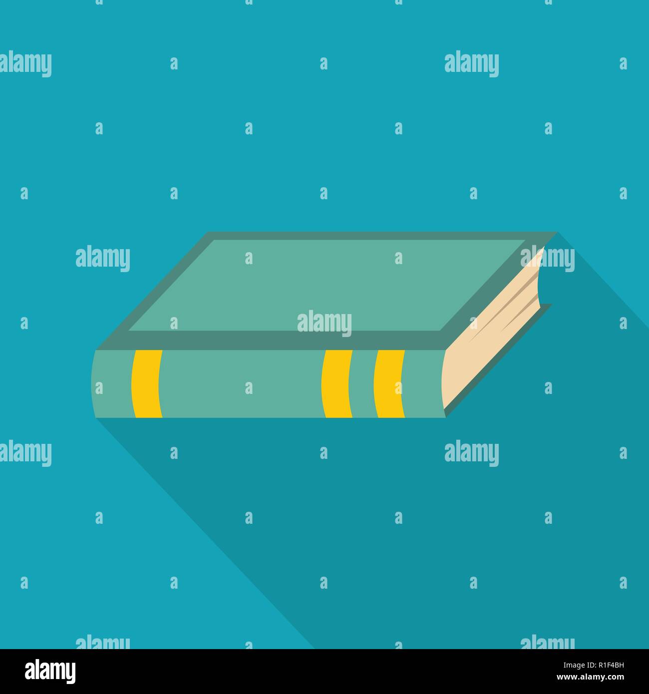 Book biology icon. Flat illustration of book biology vector icon for ...