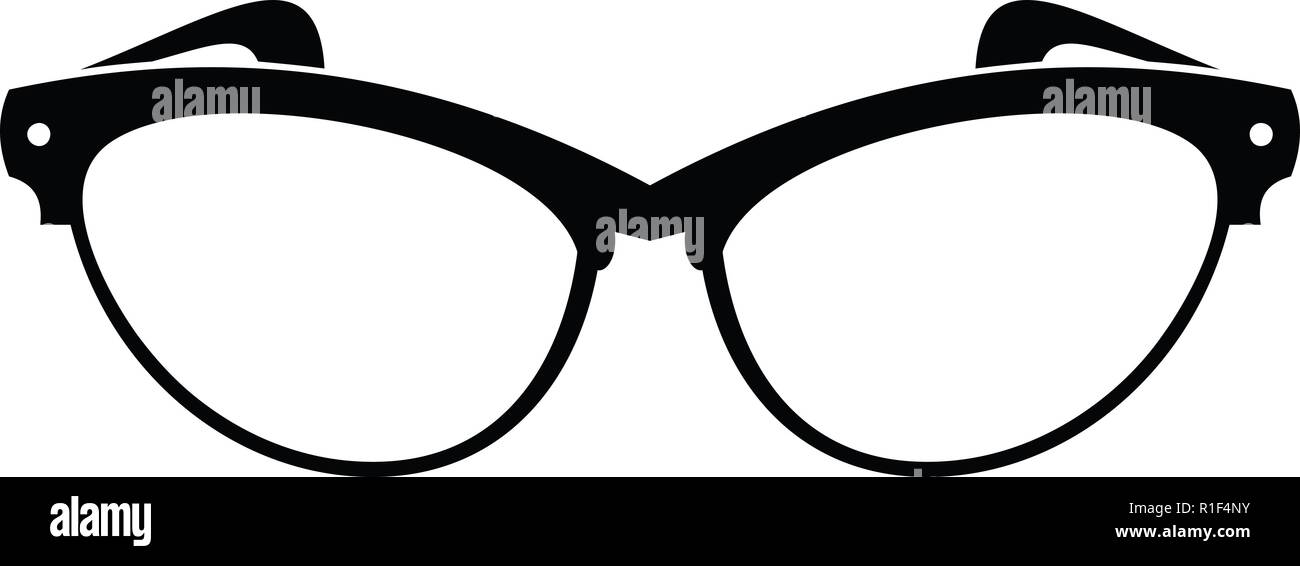 Optical lens icon. Simple illustration of optical lens vector icon for