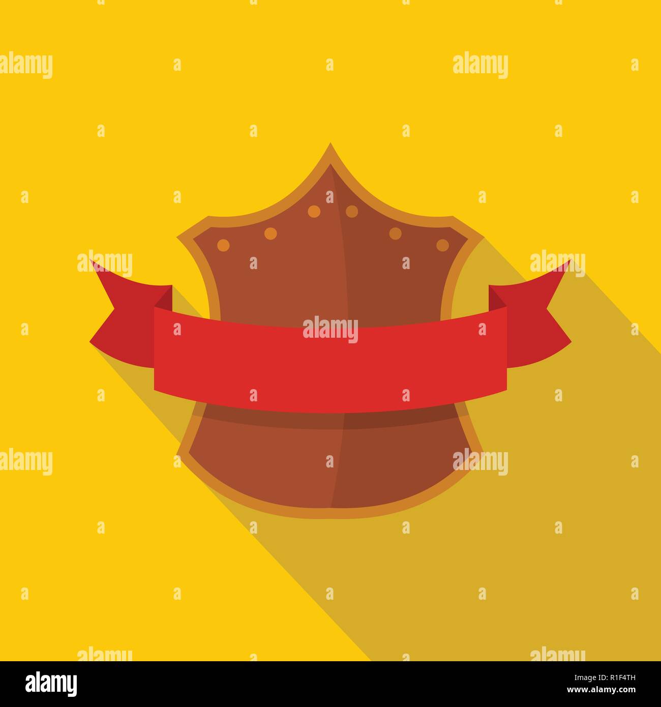 Badge king icon. Flat illustration of badge king vector icon for web Stock Vector