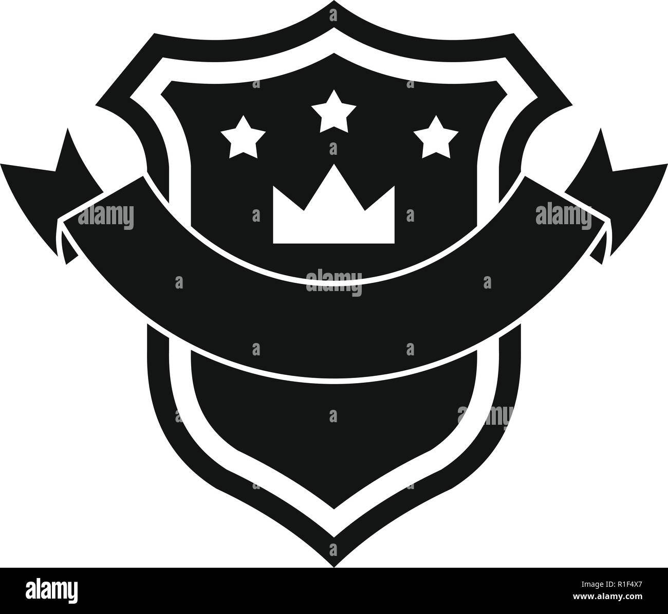 Badge quality icon. Simple illustration of badge quality vector icon