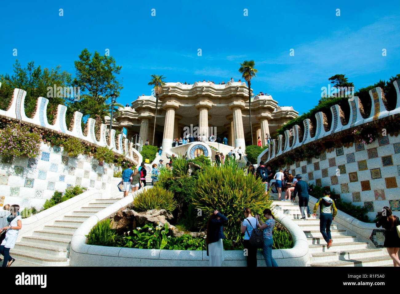 Stairs antoni gaudi hi-res stock photography and images - Alamy