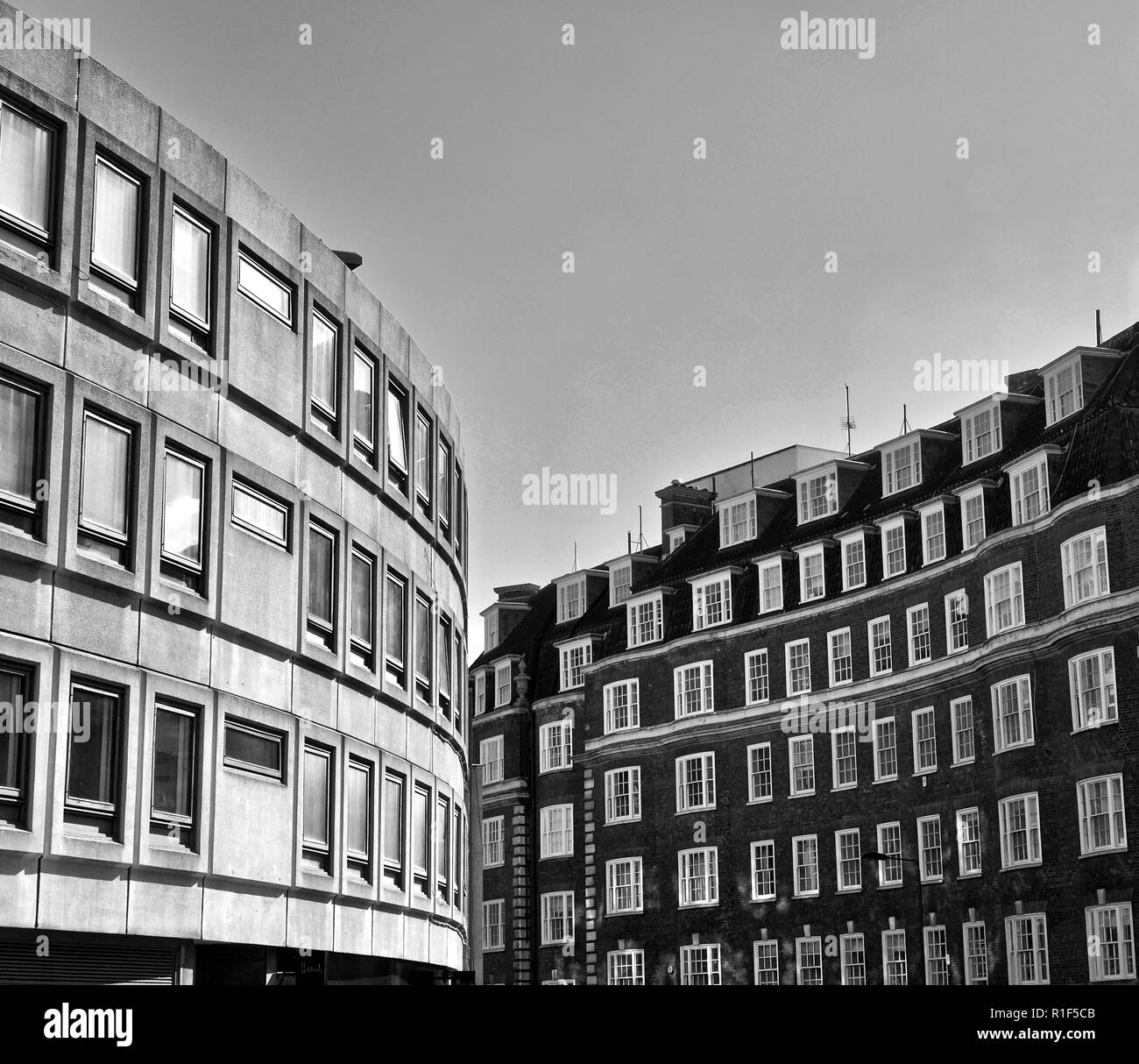 Old and new buildings in London Stock Photo - Alamy